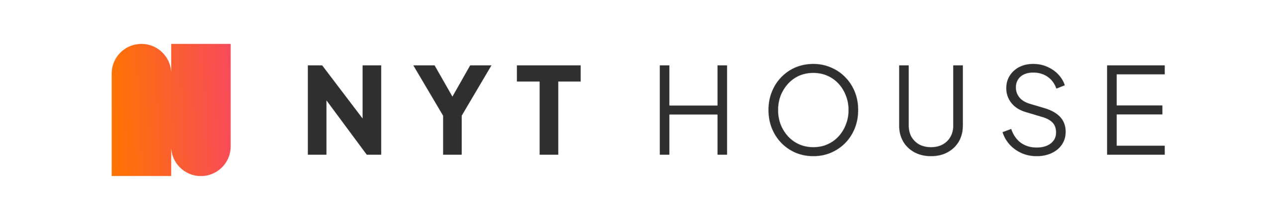 Moderne logo van NYT HOUSE