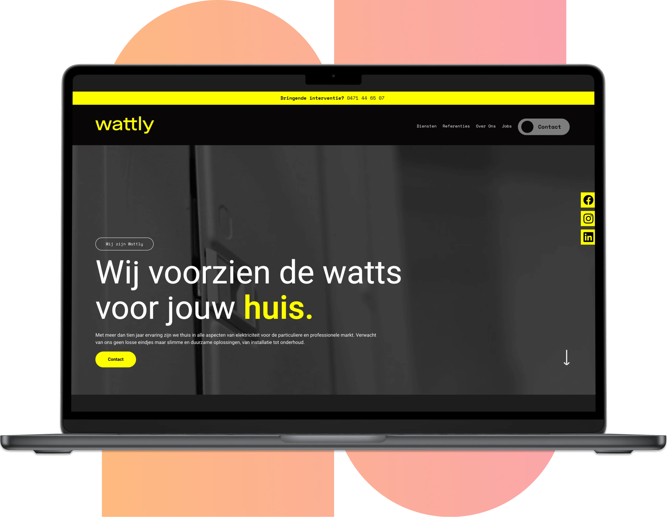 Voor Wattly, elektricien uit Ieper, ontwikkelden we een krachtige funnel met een geïntegreerd boekings- en kwalificatiesysteem. Dit systeem helpt met filteren van de juiste leads, waardoor enkel relevante afspraken gemaakt worden. Een oplossing die gericht is op maximale conversie en een aanzienlijke tijdsbesparing voor de dagelijkse werking van het bedrijf.