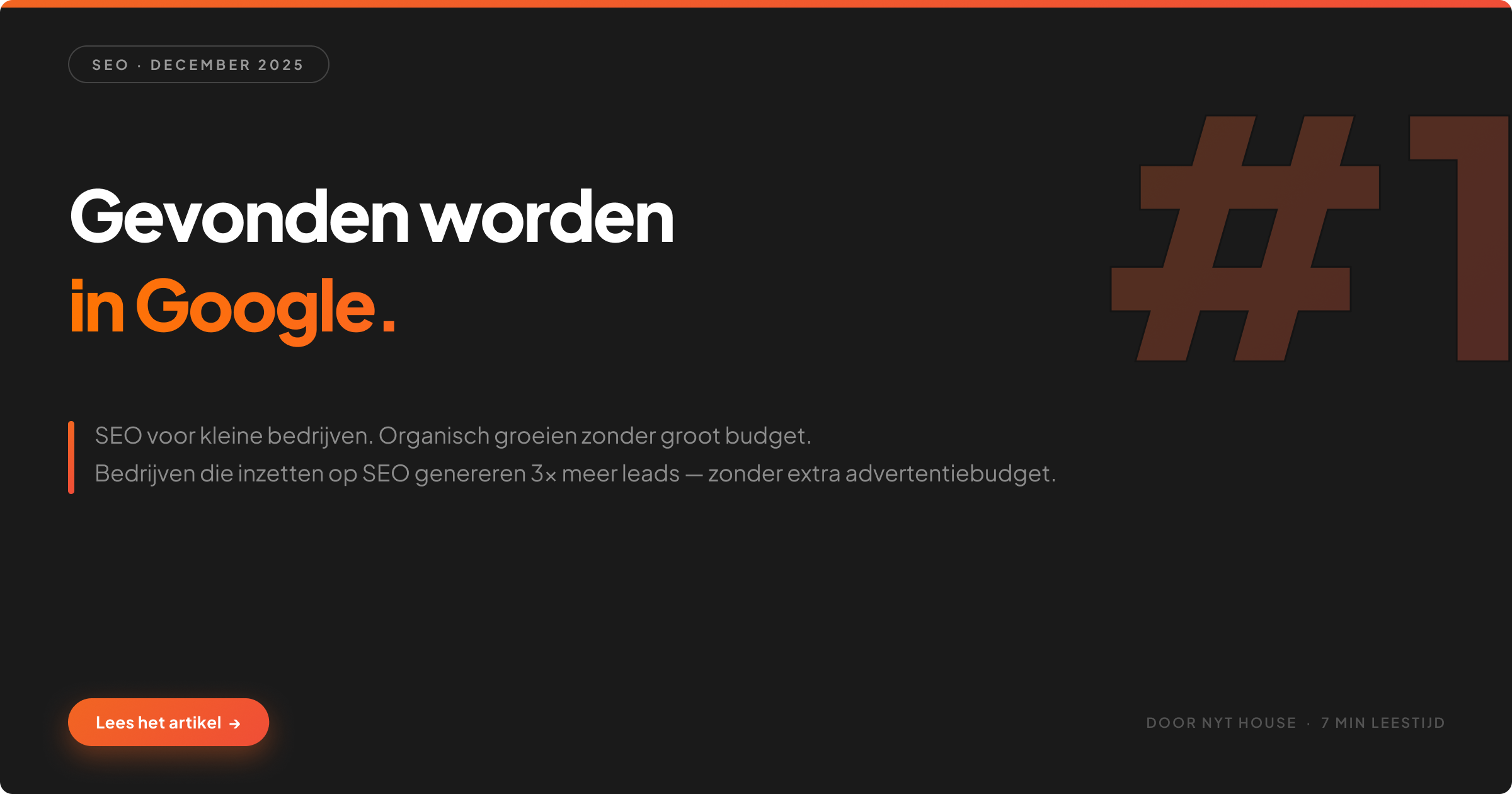 Gevonden worden in Google: De basisprincipes