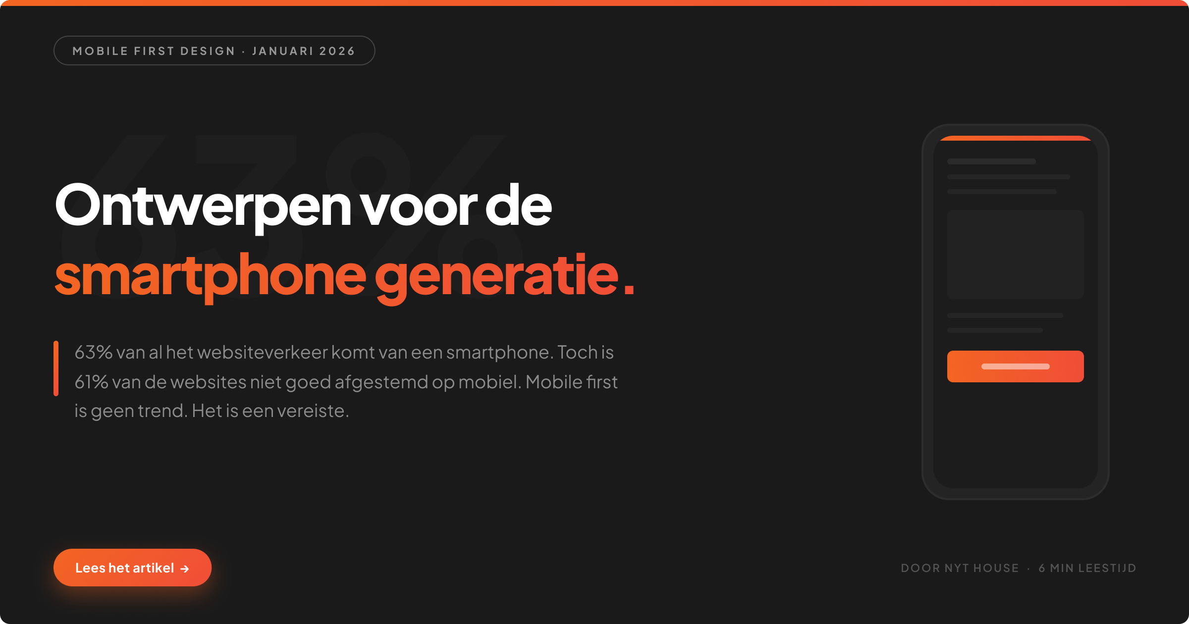 Ontwerpen voor de Smart-phone generatie.